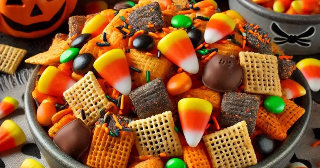 halloween chex mix