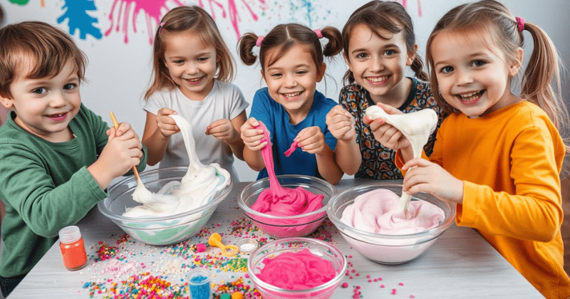 how can you make slime with shaving cream