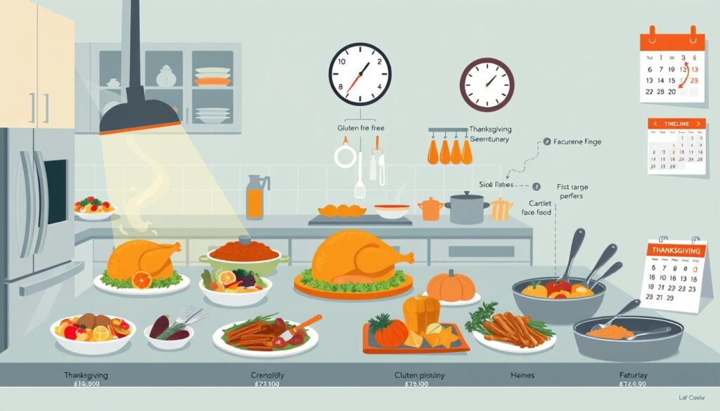 Thanksgiving meal preparation timeline