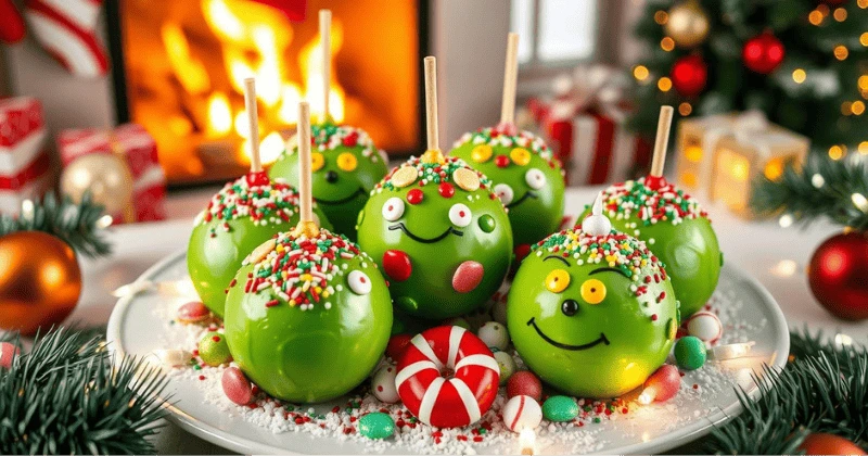 Grinch Hot Chocolate Bombs