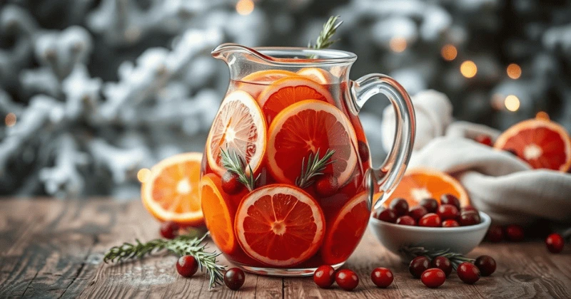 winter citrus sangria