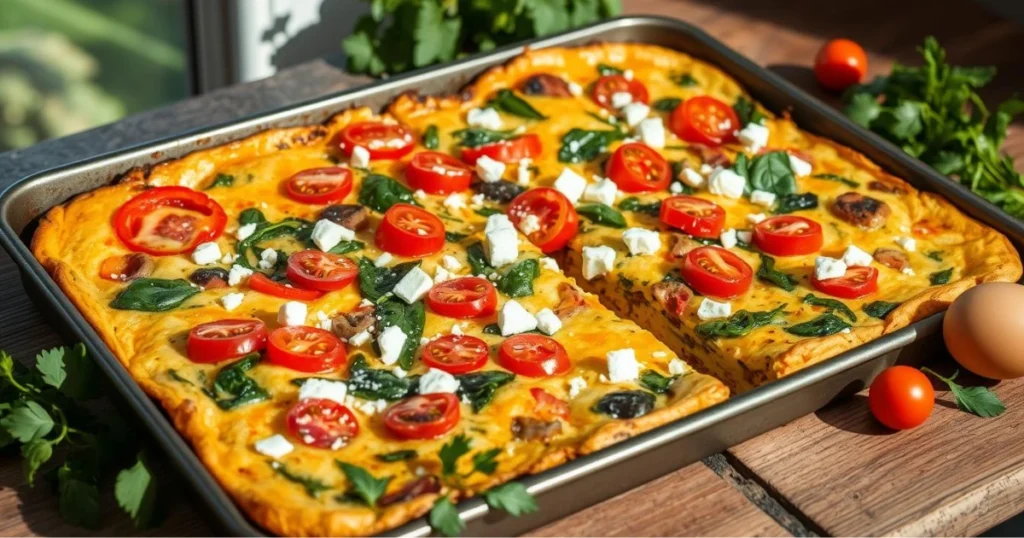 sheet pan frittata