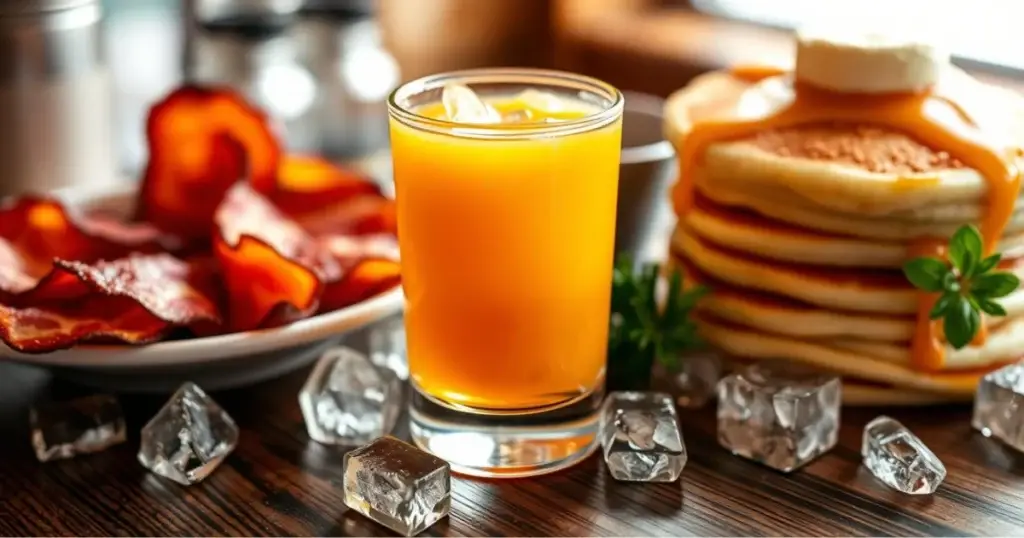 chilled breakfast shot