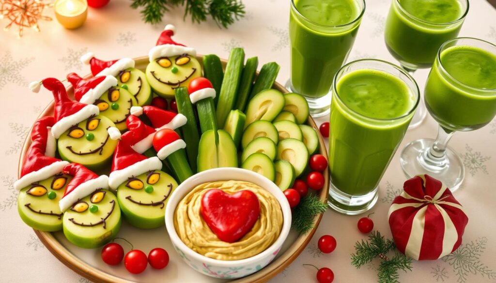 healthy grinch snacks